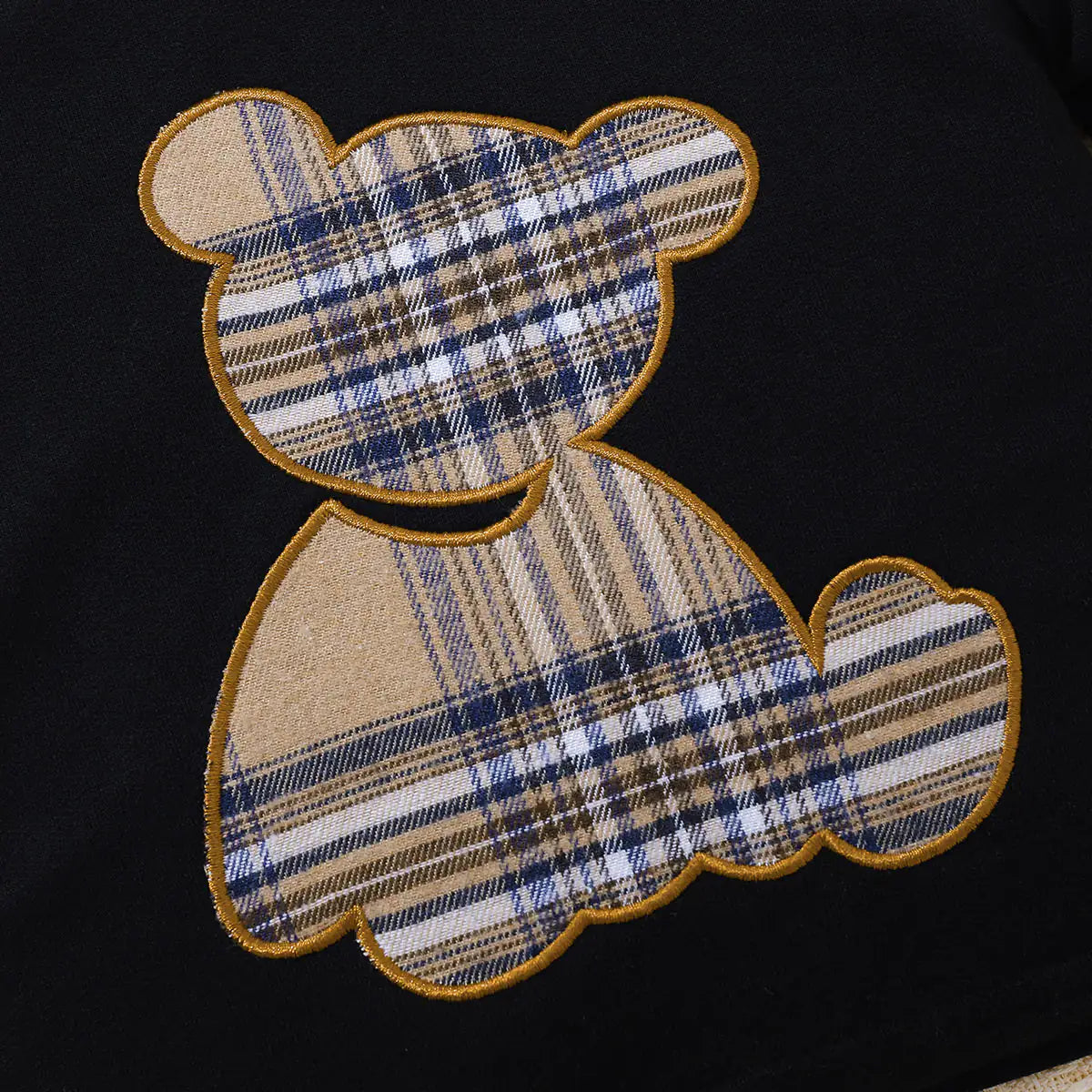 1 Baby Bear Graphic Round Neck Tee and Short Set