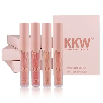 4 Lip Gloss Sets Lipstick Lip Glaze