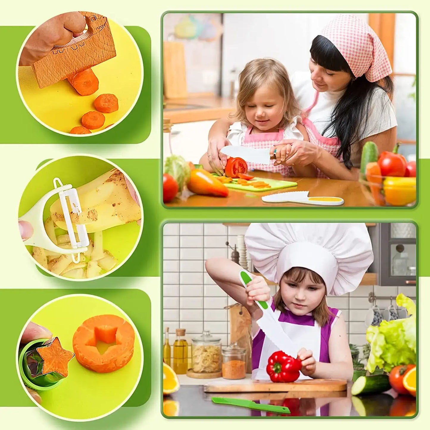 13 Pieces Montessori Kitchen Tools